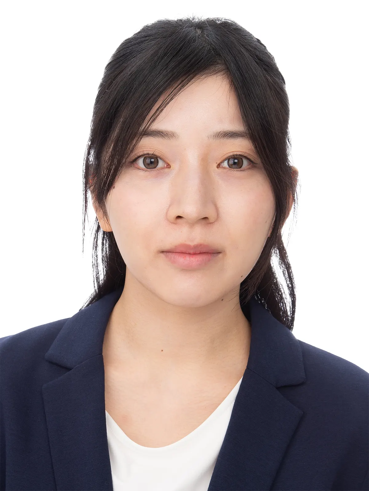 転職証明写真ビフォー