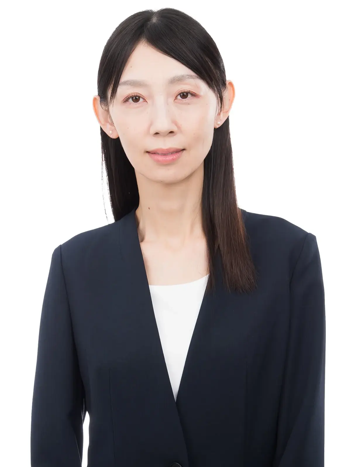 転職証明写真ビフォー