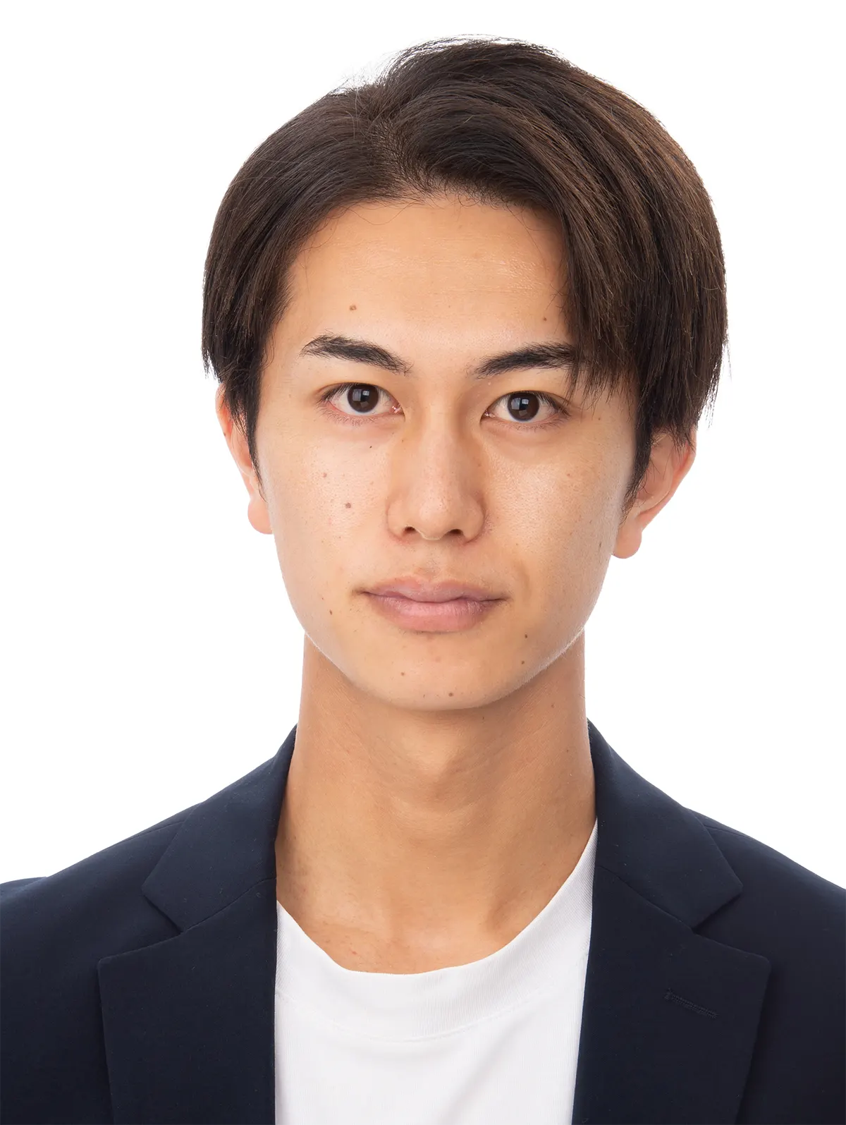 転職証明写真ビフォー