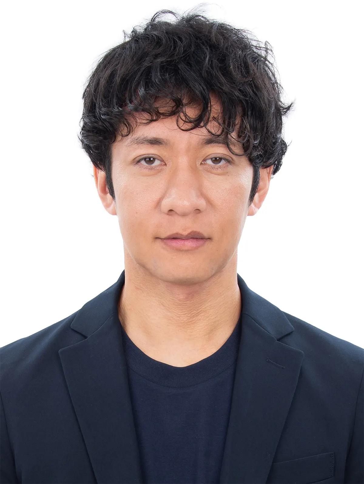 転職証明写真ビフォー