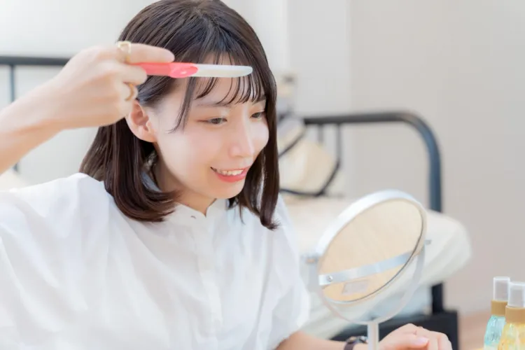 就活の証明写真を「お団子」で撮影するのはアリ?きれいなセットのコツも6